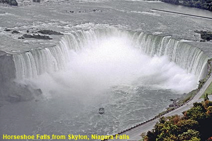 Horseshoe Falls from Skylon, Niagara Falls, Ontario, Canada