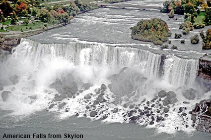  American Falls (NY, USA) from Skylon, Niagara Falls, Ontario, Canada