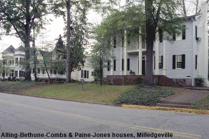 Alling-Bethune-Combs & Paine-Jones houses, Milledgeville, GA, USA