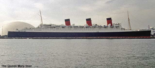  The Queen Mary liner from Long Beach, CA, USA