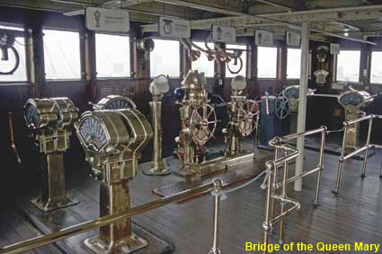  Bridge of the Queen Mary, Long Beach, CA, USA