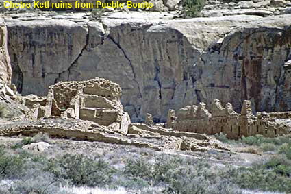  Chetro Ketl ruins from Pueblo Bonito, Chaco Canyon National Historic Site, NM, USA