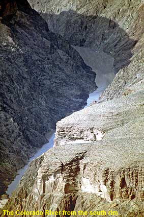  The Colorado River from the south rim of the Grand Canyon, AZ, USA 