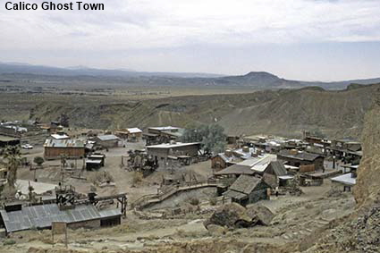  Calico Ghost Town from viewpoint, CA, USA