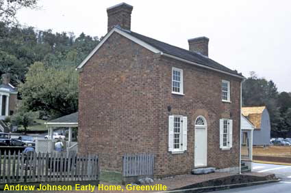 Andrew Johnson Early Home, Greenville, TN, USA Andrew Johnson Early Home, Greenville, TN, USA