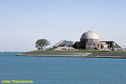 Adler Planetarium from Harbour Cruise, IL, USA Adler Planetarium from Harbour Cruise, IL, USA