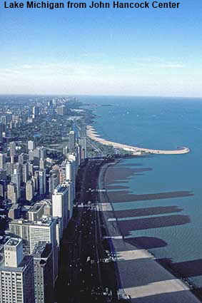 Lincoln Park & Lake Michigan from John Hancock Center, Chicago, IL, USA Lincoln Park & Lake Michigan from John Hancock Center, Chicago, IL, USA