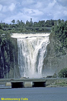 Montmorency Falls from MV Louis Jolliet, Québec, Canada (300mm) Montmorency Falls from MV Louis Jolliet, Québec, Canada (300mm)
