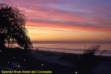  Sunrise from Hotel del Coronado, San Diego, CA, USA