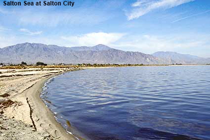 Salton Sea from Johnson's Landing, Salton City, CA, USA Salton Sea from Johnson's Landing, Salton City, CA, USA