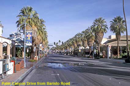  Palm Canyon Drive from Baristo Road, Palm Springs, CA, USA