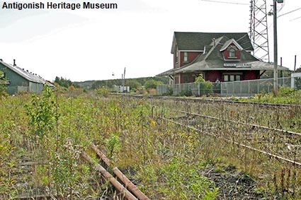 Antigonish Heritage Museum across railway tracks, NS, Canada Antigonish Heritage Museum across railway tracks, NS, Canada