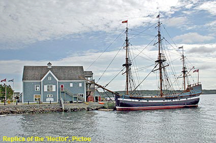 Replica of the 'Hector', Pictou, NS, Canada Replica of the 'Hector', Pictou, NS, Canada