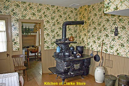 Kitchen, Clarke Store, Orwell Corner Historic Village, PEI, Canada Kitchen, Clarke Store, Orwell Corner Historic Village, PEI, Canada