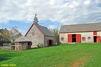 Barns, Orwell Corner Historic Village, PEI, Canada Barns, Orwell Corner Historic Village, PEI, Canada