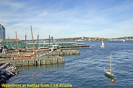 Waterfront at Halifax from 'Acadia', NS, Canada Waterfront at Halifax from 'Acadia', NS, Canada