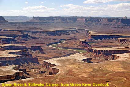  Green River & Stillwater Canyon from Green River Overlook, Canyonlands National Park, UT, USA