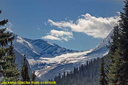 Jackson Glacier from overlook, Glacier National Park, MT, USA Jackson Glacier from overlook, Glacier National Park, MT, USA