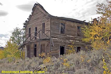 Abandoned building, Comet, MT, USA
