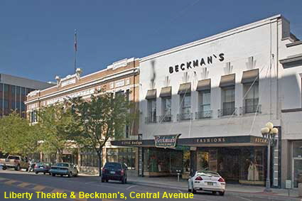  Liberty Theatre & Beckman's, Central Avenue, Great Falls, MT, USA