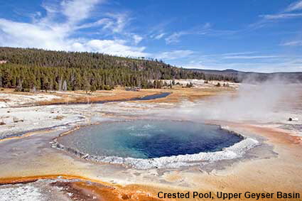  Crested Pool, Upper Geyser Basin, Yellowstone National Park, WY, USA