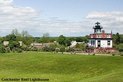 Colchester Reef Lighthouse, Shelburne Museum, VT, USA Colchester Reef Lighthouse, Shelburne Museum, VT, USA