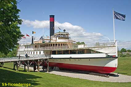 SS Ticonderoga, Shelburne Museum, VT, USA SS Ticonderoga, Shelburne Museum, VT, USA