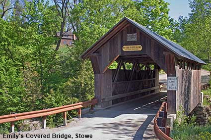 Emily's Covered Bridge, Stowe, VT, USA Emily's Covered Bridge, Stowe, VT, USA