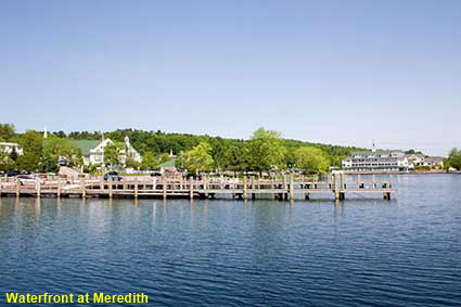 Waterfront at Meredith, NH, USA