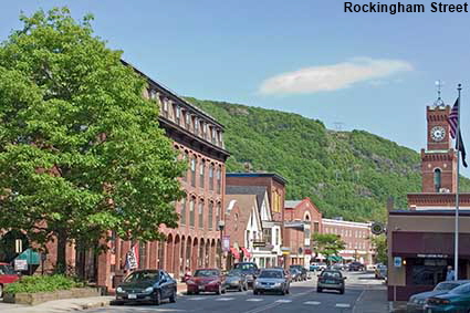 Rockingham Street, Bellows Falls, VT, USA Rockingham Street, Bellows Falls, VT, USA