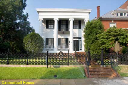 Cannonball House (1853), Macon, GA, USA Cannonball House (1853), Macon, GA, USA