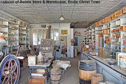  Interior of store, Bodie Ghost Town, CA, USA