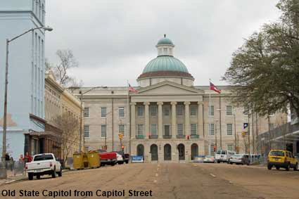 Old State Capitol from Capitol Street, Jackson, MS, USA Old State Capitol from Capitol Street, Jackson, MS, USA