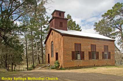  Rocky Springs Methodist Church, Natchez Trace Parkway, MS, USA