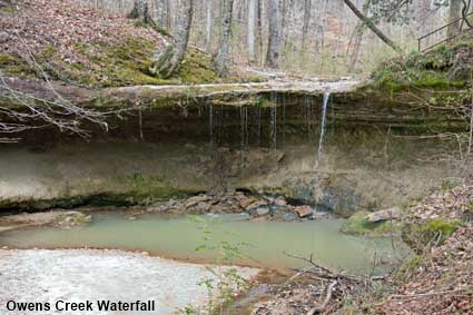  Owens Creek Waterfall, Natchez Trace Parkway, MS, USA