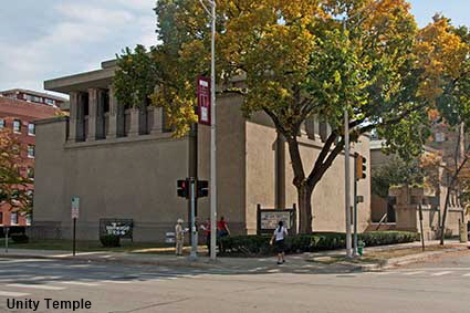  Unity Temple ), 875 Lake Street, Oak Park, IL, USA