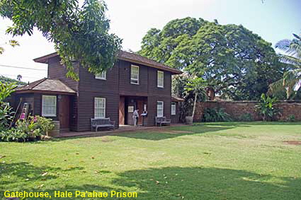 Gatehouse, Hale Pa'ahao Prison, Lahaina, Maui, HI, USA Gatehouse, Hale Pa'ahao Prison, Lahaina, Maui, HI, USA