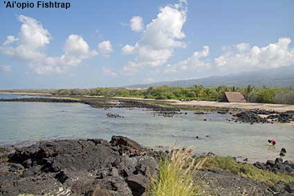  'Ai'opio Fishtrap from by Heiau (temple), Kaloko-Honokohau NHP, Hawaii , HI, USA