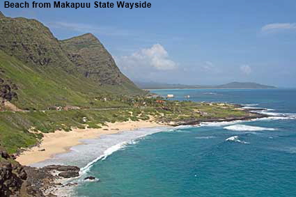  Beach from Makapuu State Wayside, Oahu, HI, USA