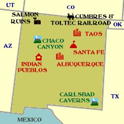 New Mexico Minimap